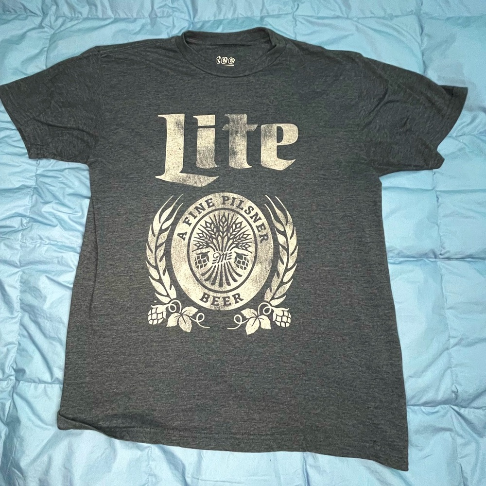 Lite Graphic Tee - Gray